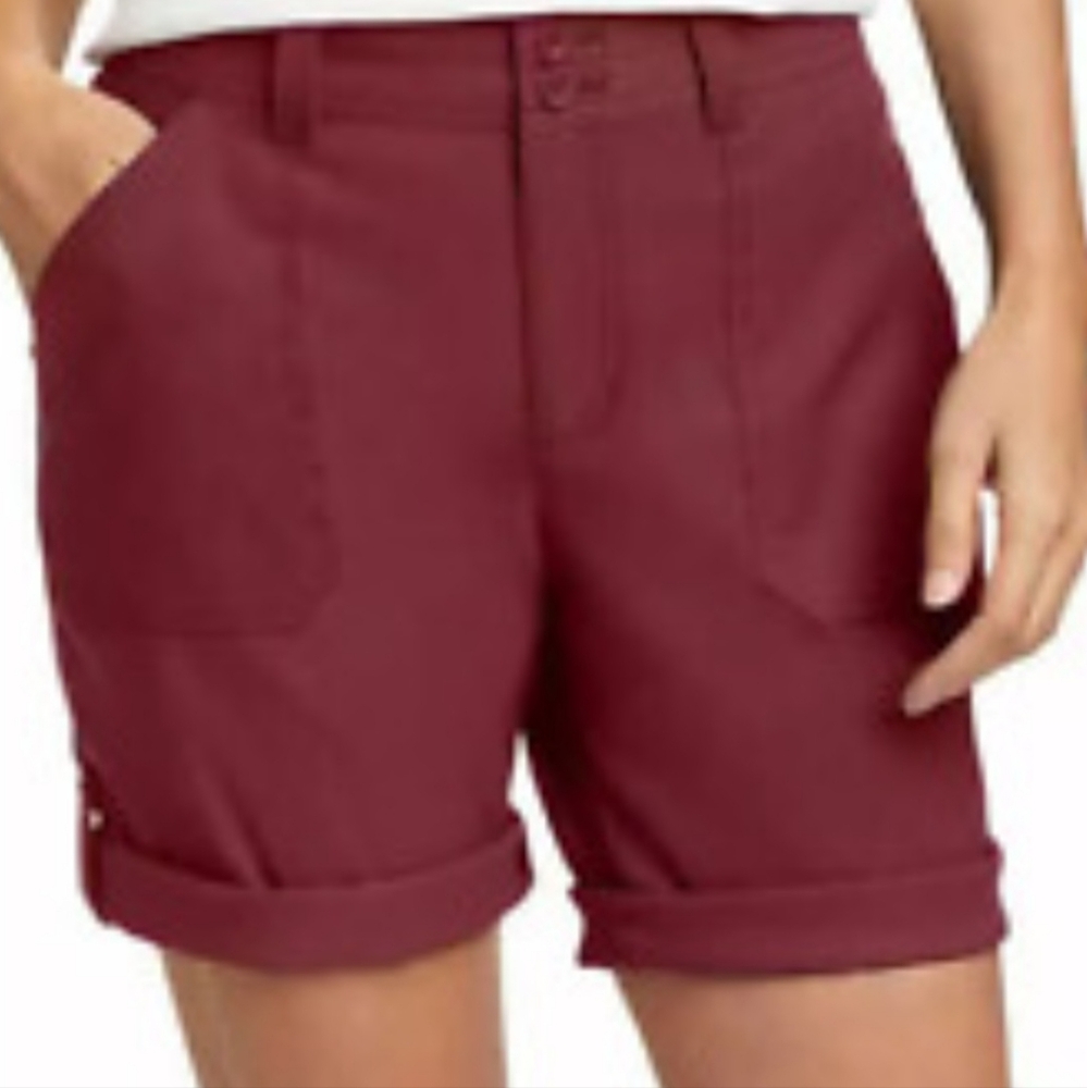 Eddie Bauer Ladies Rolled Hem Short UPS 50